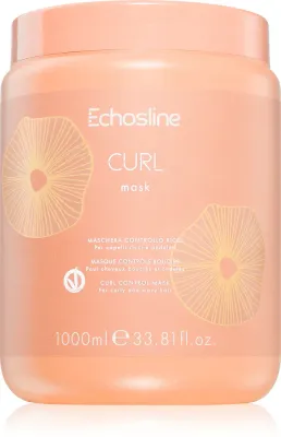 Echosline Curl Mask - Маска для кудрявых и волнистых волос, 1000 мл