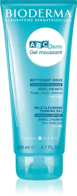 Bioderma ABC Derm Mild Cleansing Foaming Gel - Детский гель для душа, 200 мл