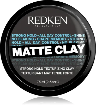Глина для укладки волос Redken Matte Clay матирующая, сильной фиксации, 75 мл