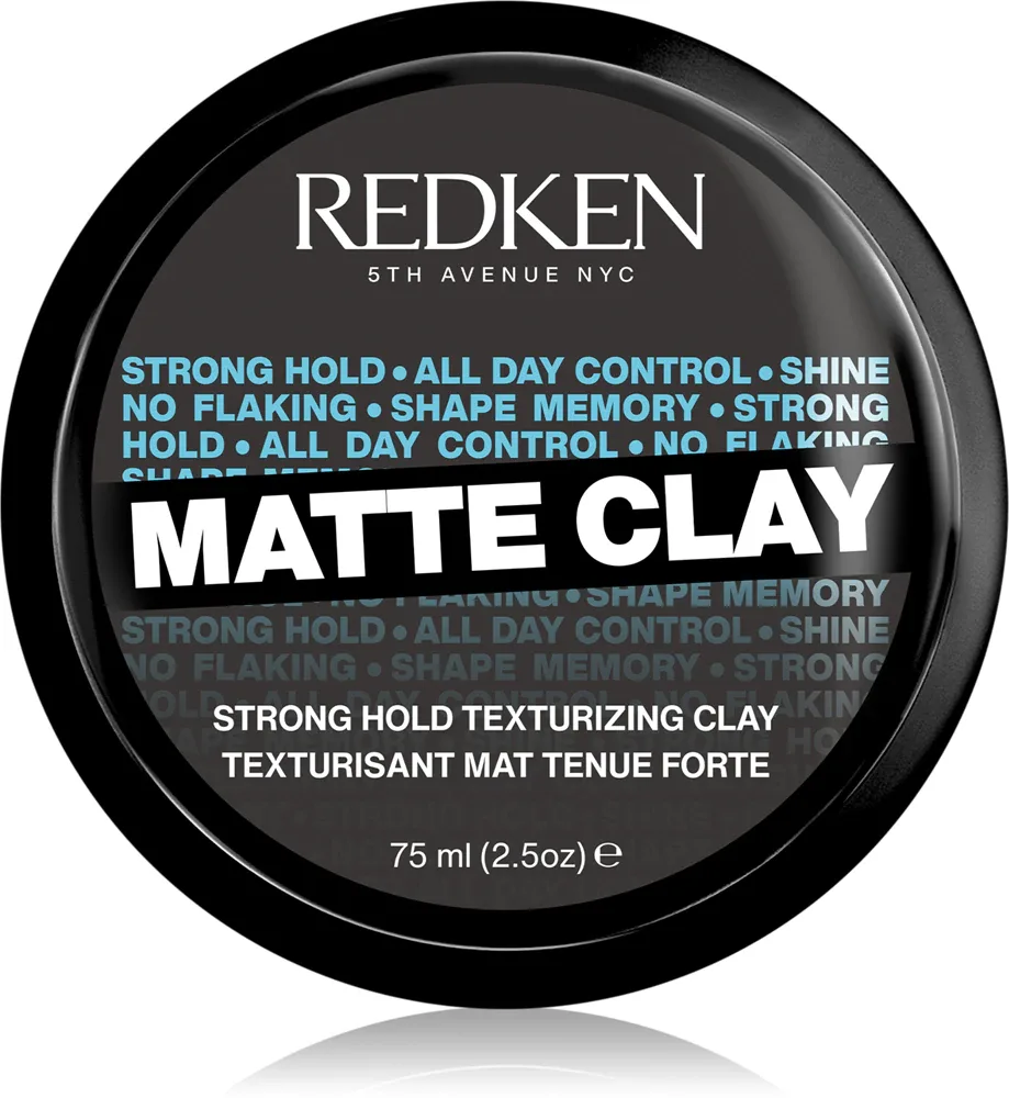 Глина для укладки волос Redken Matte Clay матирующая, сильной фиксации, 75 мл