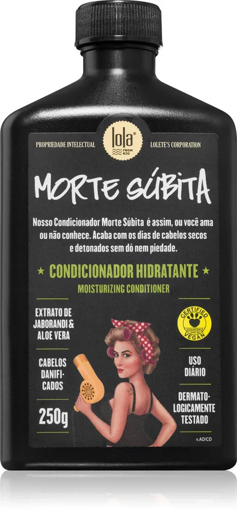 Lola Cosmetics Morte Súbita Condicionador - Увлажняющий кондиционер для поврежденных волос, 250 мл