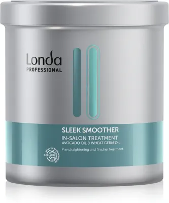 Londa Professional Sleek Smoother In-Salon Treatment - Маска увлажняющая и разглаживающая для непослушных и пушистых волос, 750 мл