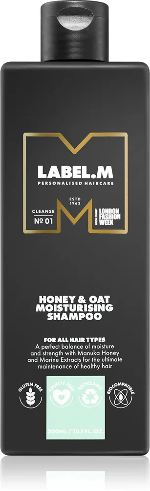 label.m Honey & Oat - Увлажняющий шампунь для ежедневного использования