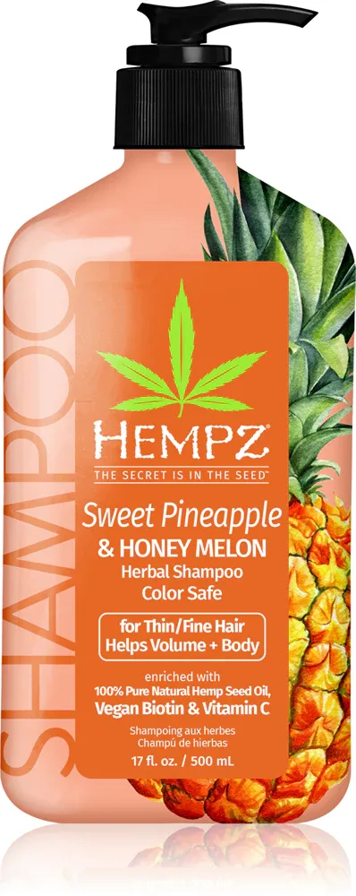 HEMPZ Sweet Pineapple Honey Melon - Увлажняющий шампунь для волос, 500 мл