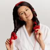 GLOV CoolCurl Heatless Haircurling Tool - аксессуары для создания волн, 1 шт, оттенок Red — фото 2