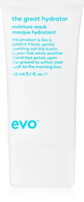 EVO Hydrate The Great Hydrator - Маска для волос, увлажняющая и придающая блеск сухим и ломким волосам, 150 мл