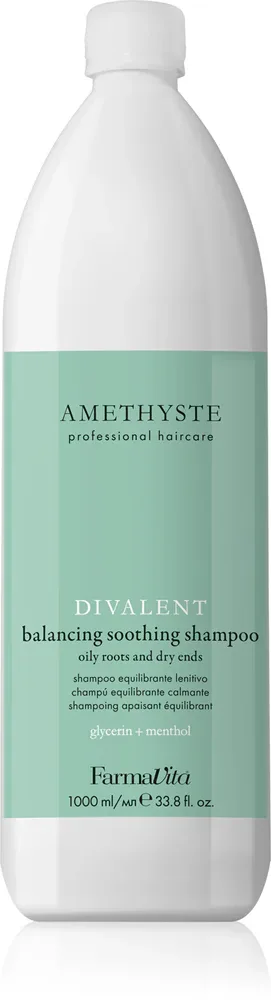 FarmaVita Amethyste Advance Divalent - Успокаивающий шампунь для сухих кончиков волос