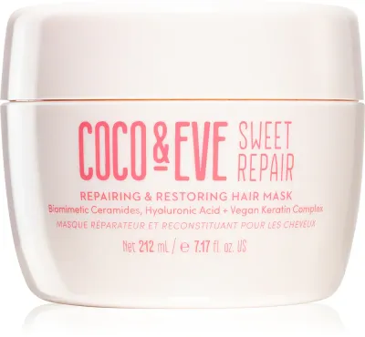 Coco & Eve Sweet Repair Repairing & Restoring Hair Mask - Интенсивная маска для укрепления волос и придания им большего блеска, 212 мл