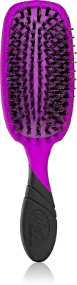 Щётка для волос Wet Brush Pro Shine Enhancer с щетиной кабана, для блеска, оттенок Purple