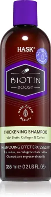 HASK Biotin Boost - Укрепляющий шампунь для увеличения объема волос, 355 мл