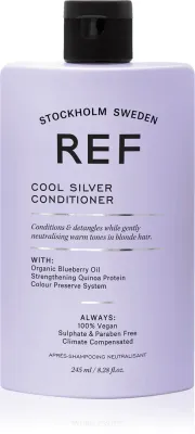 REF Cool Silver Conditioner - Увлажняющий нейтрализующий желтые оттенки кондиционер, 245 мл