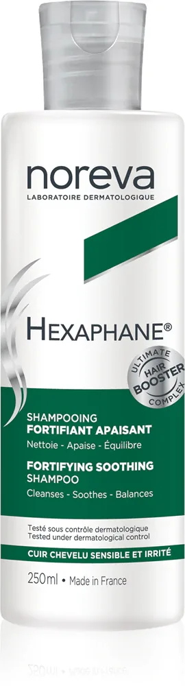 Noreva Hexaphane Fortifying Soothing Shampoo - Успокаивающий шампунь для укрепления волос, 250 мл