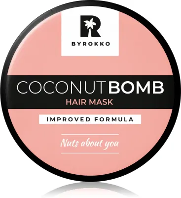 Маска для волос BYROKKO Coconut Bomb восстанавливающая, для всех типов волос, 180 г