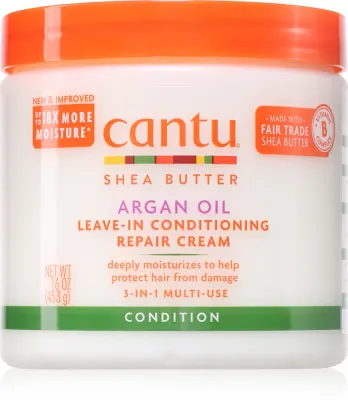 CANTU Shea Butter Leav-In Cond Cream - Крем-кондиционер для волос, 453 г