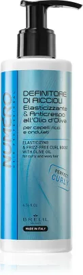 Brelil Professional Elasticizing & Frizz-Free Curl Boost - Крем для кудрявых волос, 200 мл