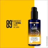 Спрей для волос Schwarzkopf Gliss Oil Nutritive ночной, с аргановым маслом, для сухих и ломких волос, 100 мл Night Nutri Mist — фото 5