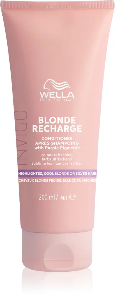 Wella Professionals Invigo Blonde Recharge - Фиолетовый нейтрализующий оттенок желтизны, 200 мл