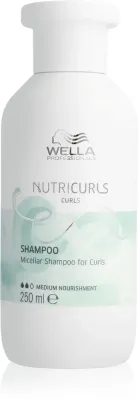 Wella Professionals Nutricurls Curls - Мягкий мицеллярный шампунь для кудрявых волос, 250 мл
