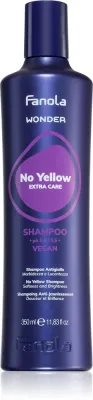 Fanola Wonder No Yellow Extra Care Shampoo - шампунь, нейтрализующий желтые оттенки, 350 мл