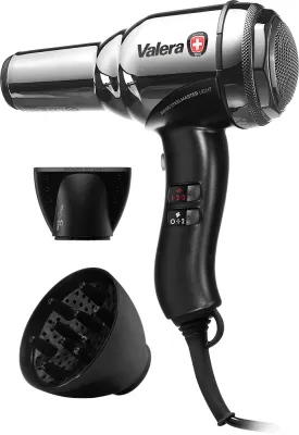 Valera Swiss Steel-Master Light - Фен для волос Swiss Steel-Master Light, с функцией ионизации, 1 шт Chrome, 1 шт