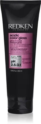 Redken Acidic Color Gloss Acidic Color Gloss Mask - Питательная увлажняющая маска для волос для придания блеска и мягкости, 250 мл