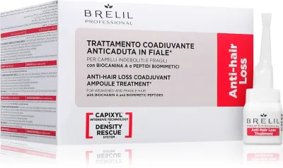 Средство для волос Brelil Professional Anti Hair Loss Treatment укрепляющее, несмываемое, 10 × 6 мл