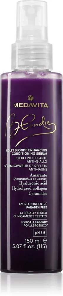 Medavita Blondie Violet Blonde Enhancing Serum - Сыворотка для окрашенных волос, 150 мл