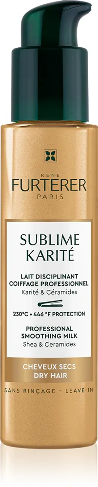 Rene Furterer Sublime Karite Professional smoothing milk - Кремовая эмульсия без смывания для сухих волос, 100 мл
