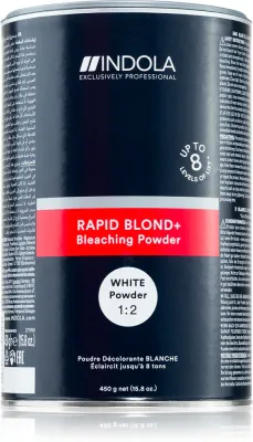 Порошок для осветления волос Indola Rapid BLOND+ Bleaching Powder для натуральных и окрашенных волос, 450 г, оттенок White
