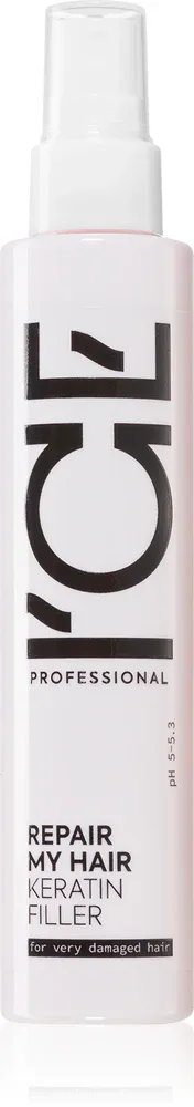 Natura Siberica ICE Professional Repair My Hair - Интенсивный уход для сухих и поврежденных волос Keratin Filler, 100 мл