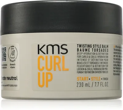 KMS Curl Up Twisting Style Balm - Крем для укладки для вьющихся и волнистых волос, 230 мл