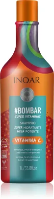 INOAR #Bombar Super Line Super Vitaminas - Шампунь с витамином C, 1000 мл