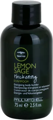 Paul Mitchell Tea Tree Lemon Sage - Энергетический шампунь, увеличивающий плотность волос, 75 мл