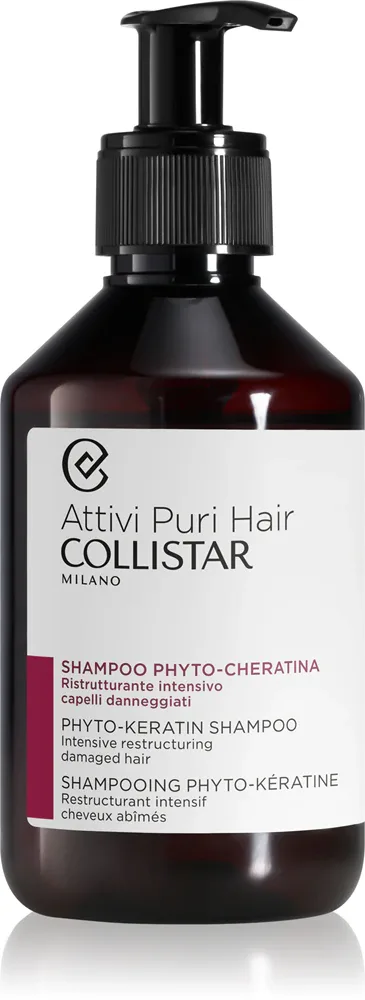 Collistar Hair Phyto-Keratin Shampoo Intensive Restructuring - Шампунь с кератином, 250 мл