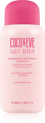 Coco & Eve Sweet Repair Repairing & Restoring Shampoo - Шампунь интенсивного восстановления для поврежденных и окрашенных волос