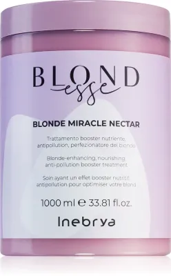 Inebrya BLONDesse Blonde Miracle Nectar - Маска для волос, питательный уход для блондинок, 1000 мл