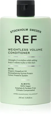 REF Weightless Volume Conditioner - в контексте того, что это кондиционер для волос: кондиционер для тонких и слабых волос, который добавляет объем от корней, 245 мл