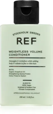 REF Weightless Volume Conditioner - в контексте того, что это кондиционер для волос: кондиционер для тонких и слабых волос, который добавляет объем от корней, 100 мл