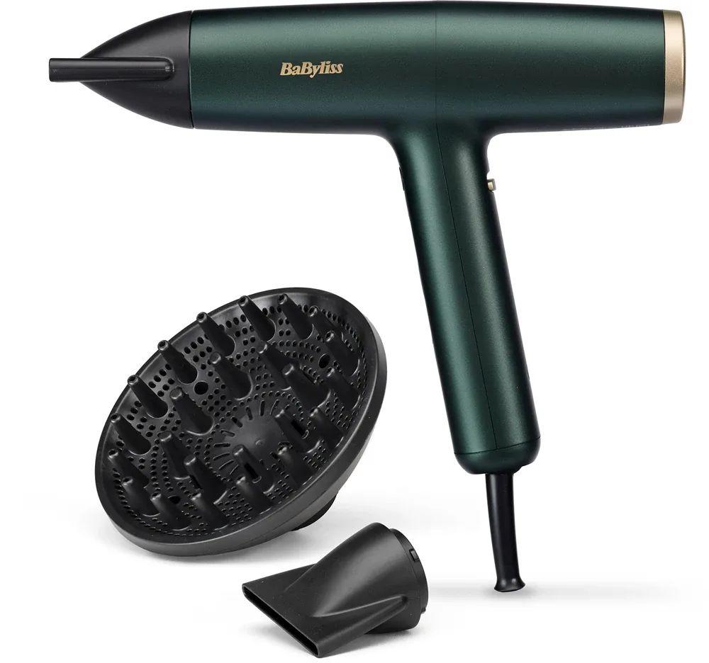 Фен для волос BaByliss Air Power Pro D6555DE с ионизацией, с холодным обдувом, 1 шт