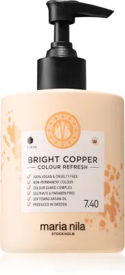 Maria Nila Colour Refresh Bright Copper - Нежная питательная маска без постоянных красящих пигментов, оттенок wytrzyma 4 – 10 umyć 7.40 300 мл