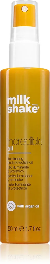milk_shake Incredible Oil - Регенерирующий и защитный спрей для поврежденных волос с секущимися кончиками с аргановым маслом, 50 мл