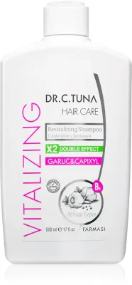 Farmasi Dr. C. Tuna Garlic & Capixyl - шампунь для восстановления волос для тонких и поврежденных волос, 500 мл