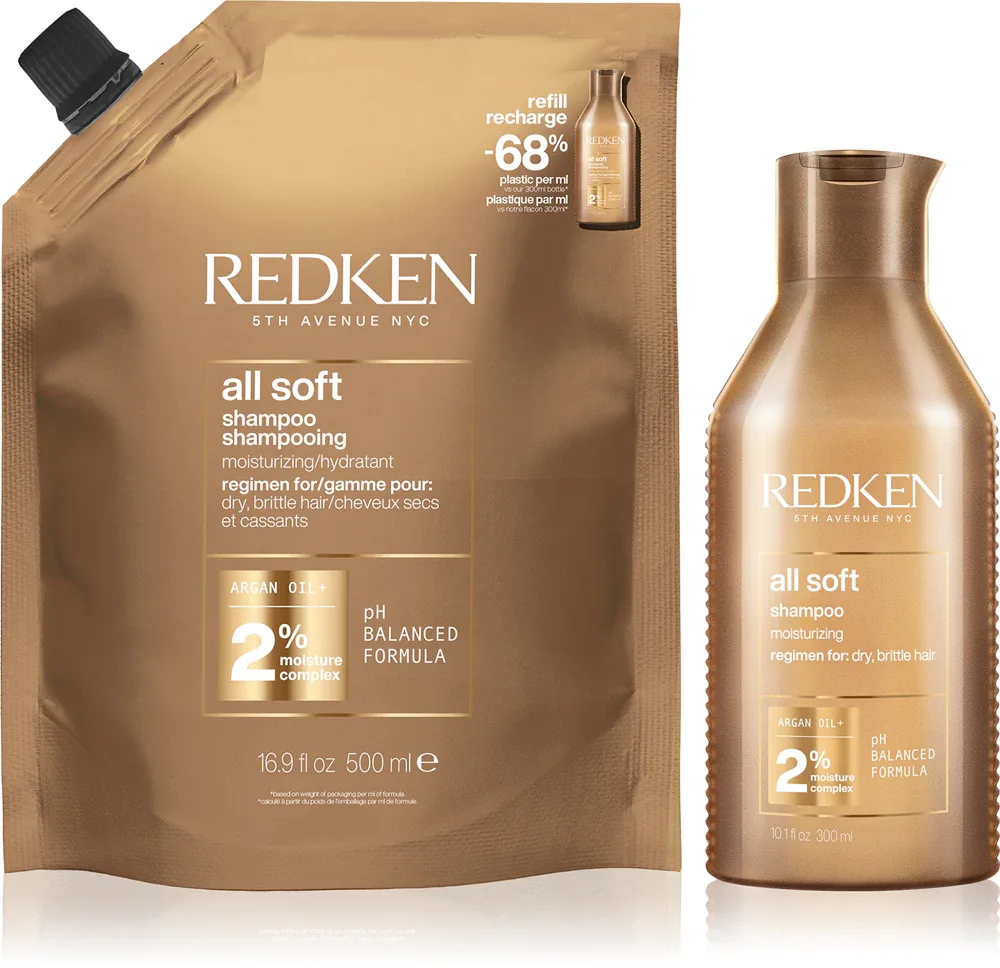 Redken All Soft - Удобная упаковка для сухих и ломких волос