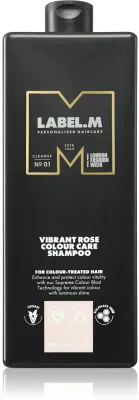 label.m Vibrant Rose Colour Care Shampoo - Увлажняющий шампунь для окрашенных и балаяжных волос, 1000 мл