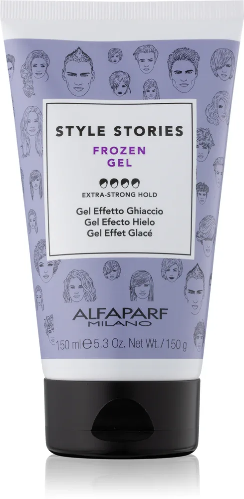 Alfaparf Milano Style Stories The Range Gel - Сыворотка для волос с эффектом льда, очень сильная фиксация Frozen Gel, 150 мл