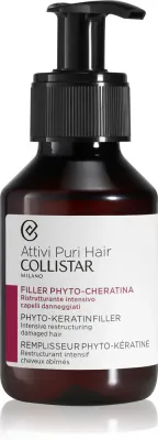 Collistar Hair Collistar Phyto-Keratin Filler Intensive Restructuring - Питательное предварительное уходовое средство с кератином, 100 мл