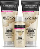 John Frieda Blonde+Repair - Питательное предварительное уходовое средство для блонд волос, 100 мл — фото 6
