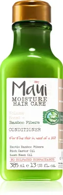Maui Moisture Volume Boost + Bamboo Fibers - Укрепляющий бальзам для нежных волос, 385 мл