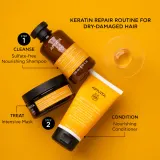 Apivita Keratin Repair Nourish Repair Conditioner - Регенерирующий бальзам с кератином для сухих и поврежденных волос, 150 мл — фото 5