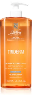 BioNike Triderm - Гель для душа и шампунь 2 в 1 для ежедневного использования, 750 мл